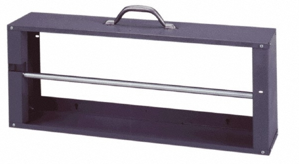 Durham Wire Spool Rack 1 Cylinders, 26-1/8" Wide x 10-3/8" High x 6" Deep, Gray