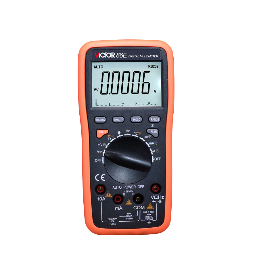 VICTOR 86E High Precision Frequency Capacitance Temperature Meter Multimeter