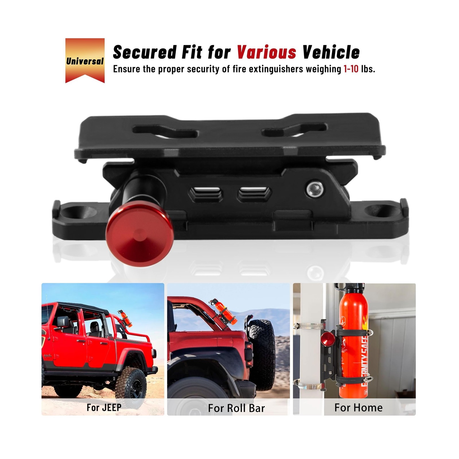 Quick Release Fire Extinguisher Mounts - 2-Pack Car Fire Exting... FAST USA SHIP
