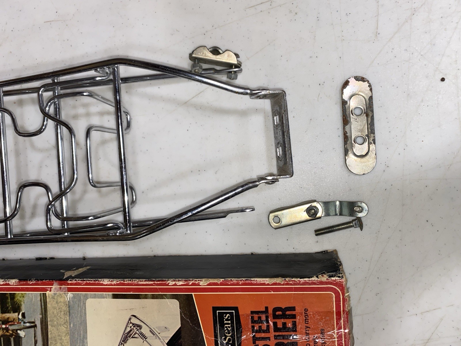 Vintage Sears Adjustable Bicycle Rear Carrier (no hardware)