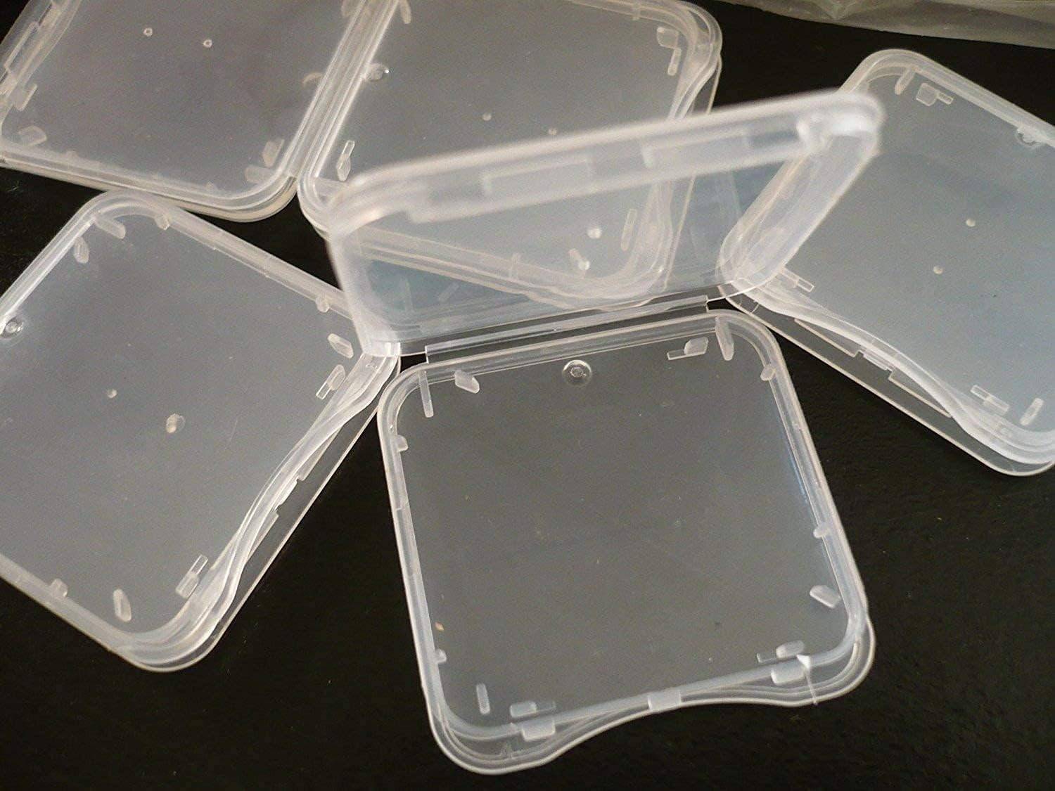 10 Pcs SD MMC / SDHC PRO DUO Memory Card Plastic Storage Jewel Case (Memory Card