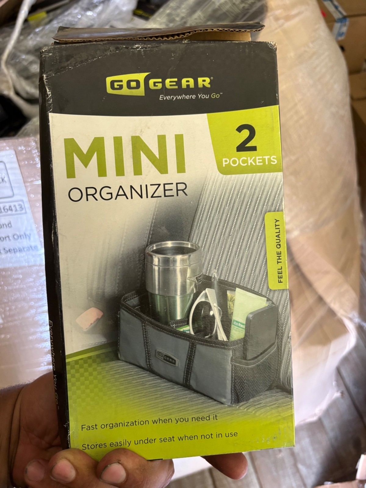 New Go Gear mini car organizer