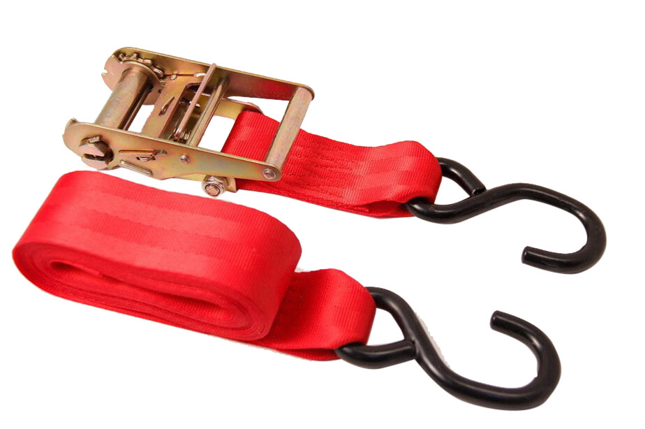 4.5m Extra Wide Ratchet Strap Tie Down 2" x 4.5m x 450kg Pipe Racks  (432196)