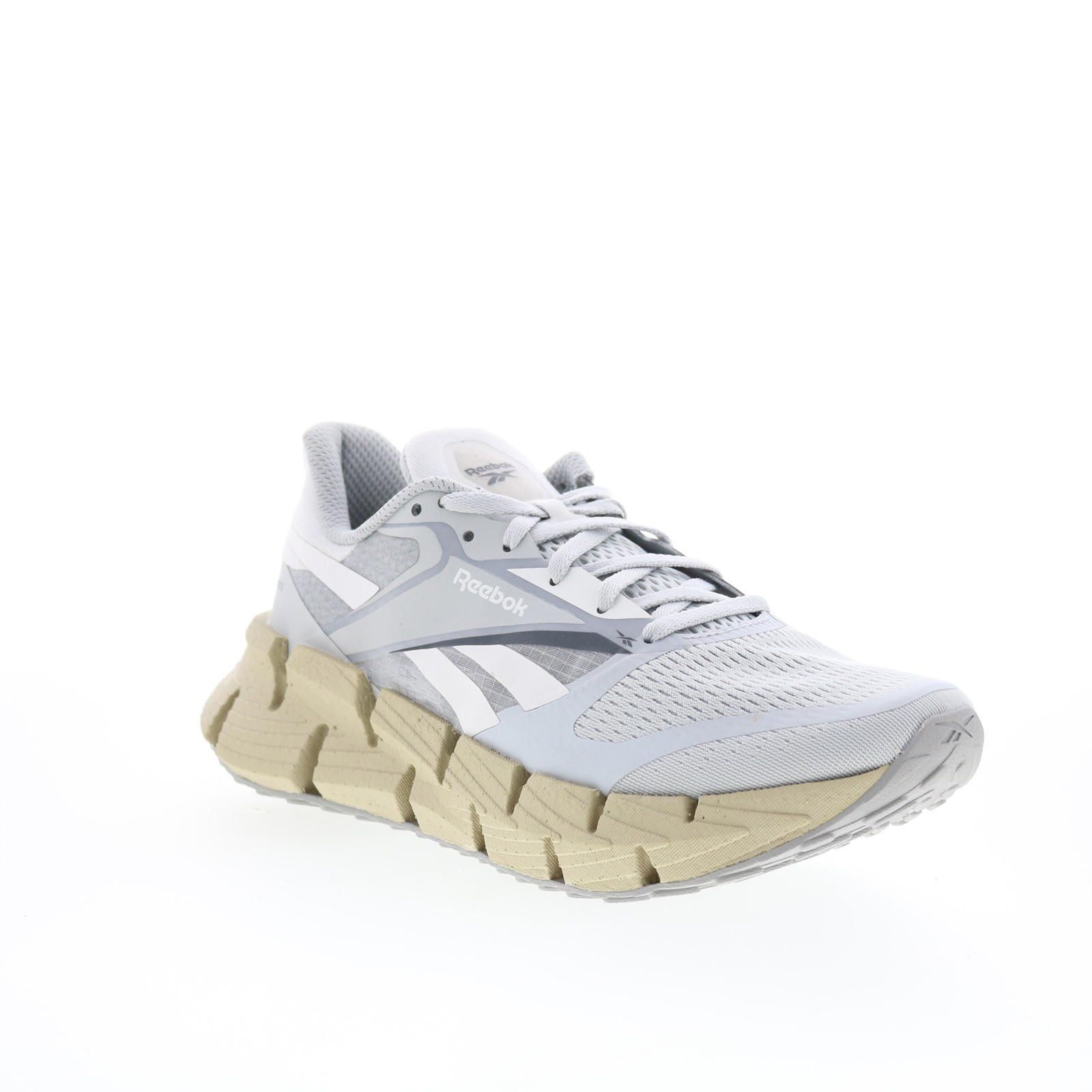Reebok Floatzig 1 Mens Gray Canvas Lace Up Athletic Running Shoes