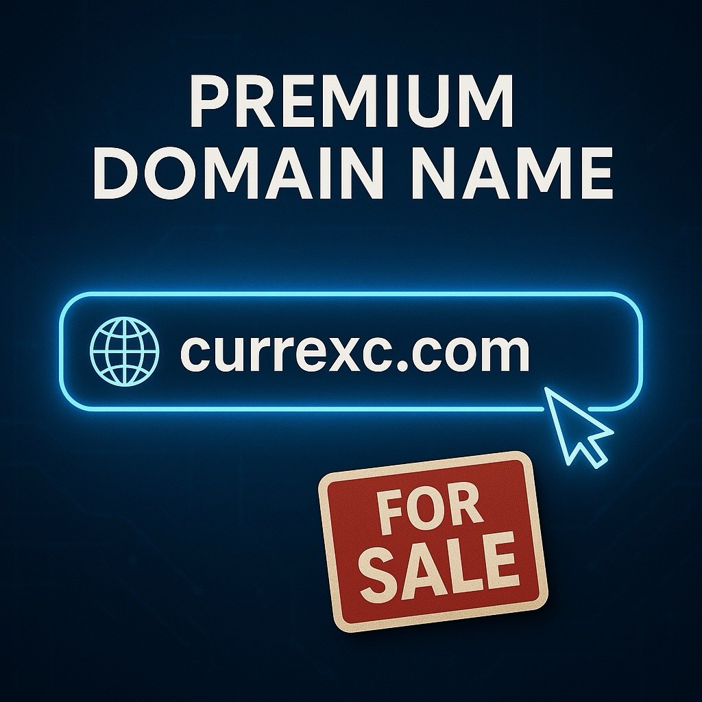 CURREXC.com Ultra Premium Domain Name for Sale. Currency Exchange