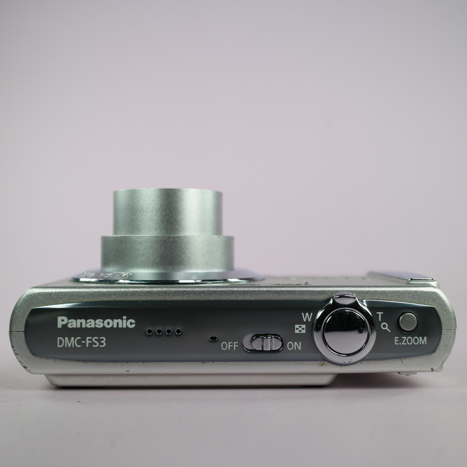 Panasonic Digital Camera Lumix DMC-FS3 8.1MP Silver Tested Full Working Set