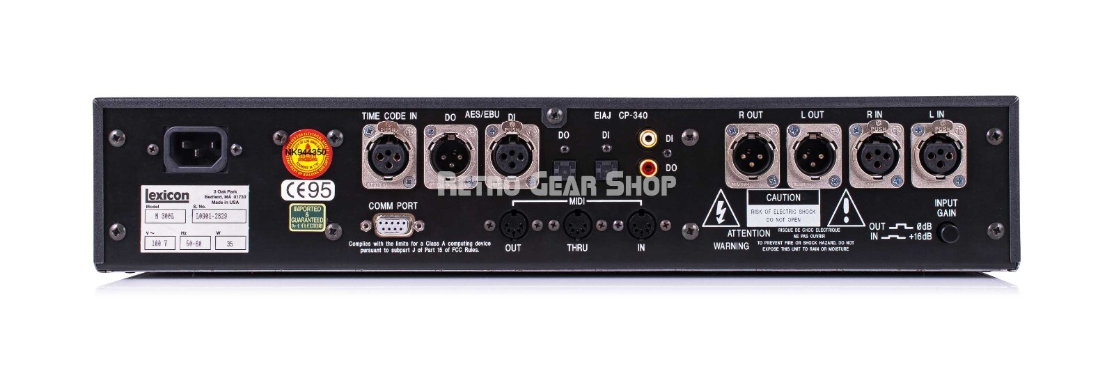 Lexicon 300L Digital Effects System Rare Vintage Rack Multi-Effect