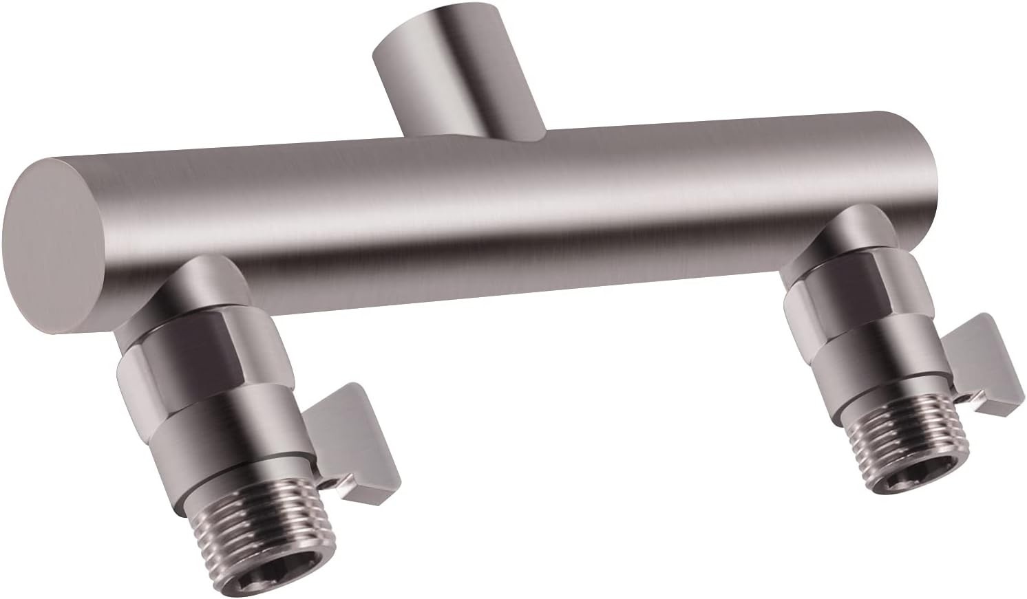 Shower Head Manifold with Double Outlet and Shut off Valves for Dual Sprayer Sho