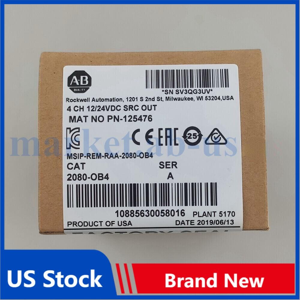 2080-OB4 AB Micro800 4 Point Source Output Spot Goods Brand New in Box!