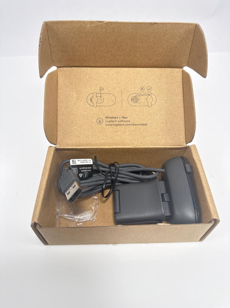 Logitech Brio 101 Full HD 1080p USB Webcam Black for PC Laptop
