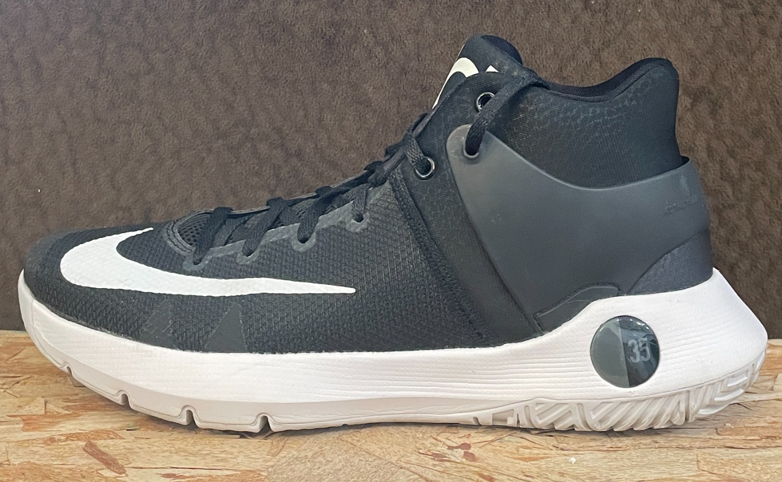 Nike KD Trey 5 Black/White Basketball Shoes Sneakers-844571-010-Men's 8