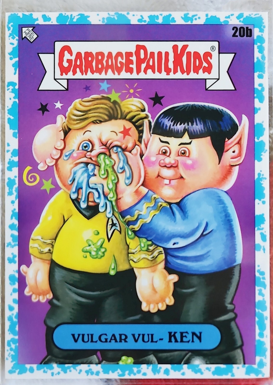 Garbage Pail Kids Intergoolactic Mayhem Blue Parallel /99