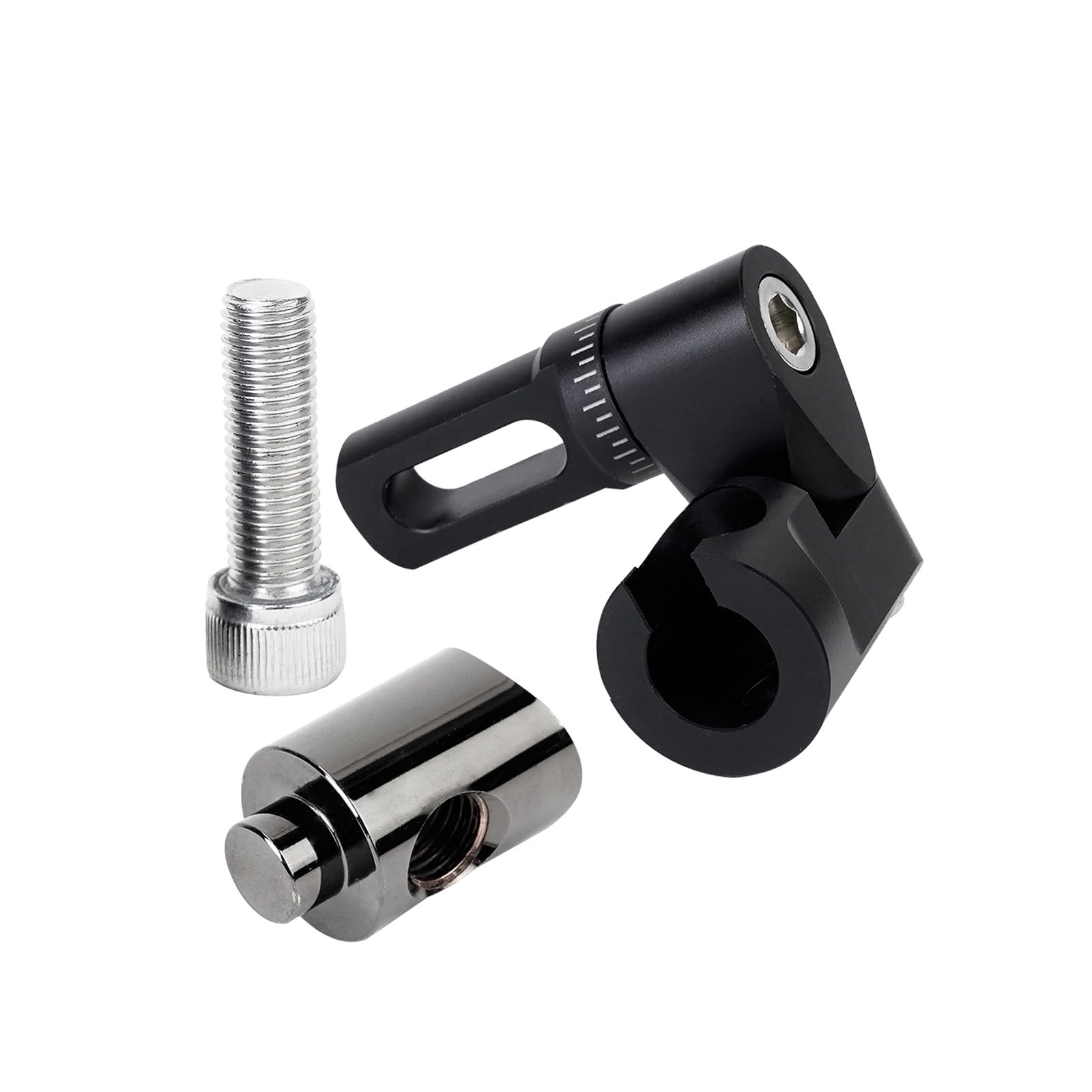 LWANO Single Side Adjustable V-Bar Mount Quick Disconnect Bow Rod Stabilizer