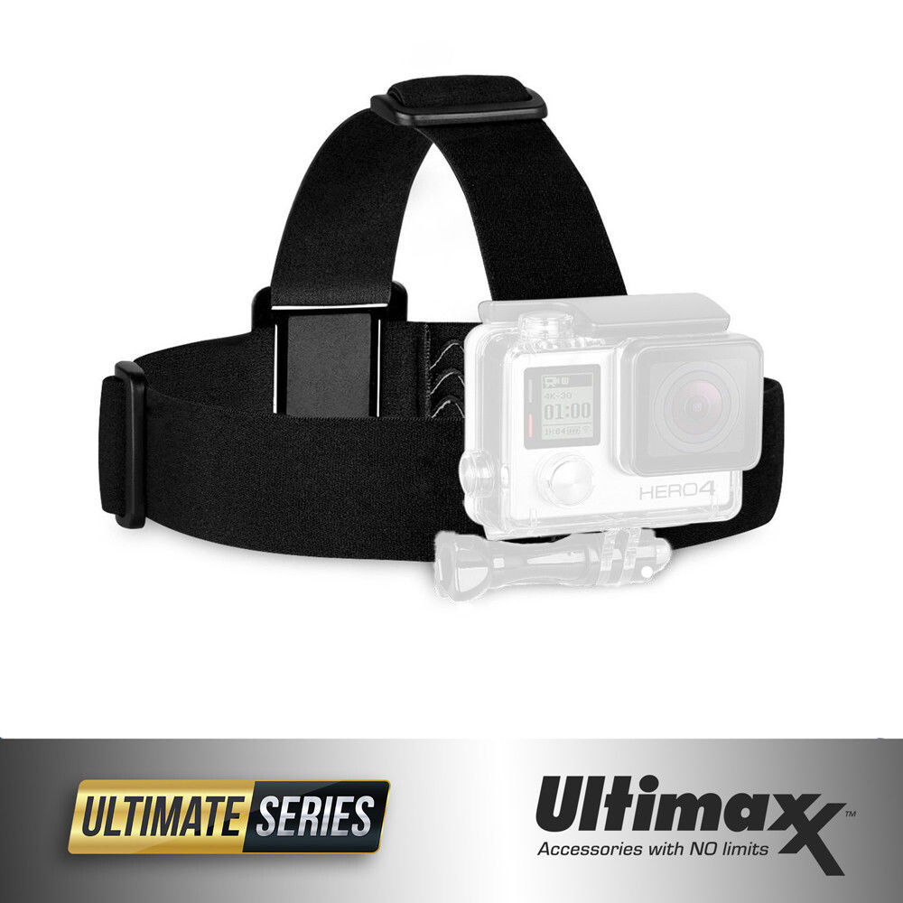 GoPro HERO10 9 8 7 6 5 4 3+ Elastic Adjustable Head Strap Mount Belt Headband