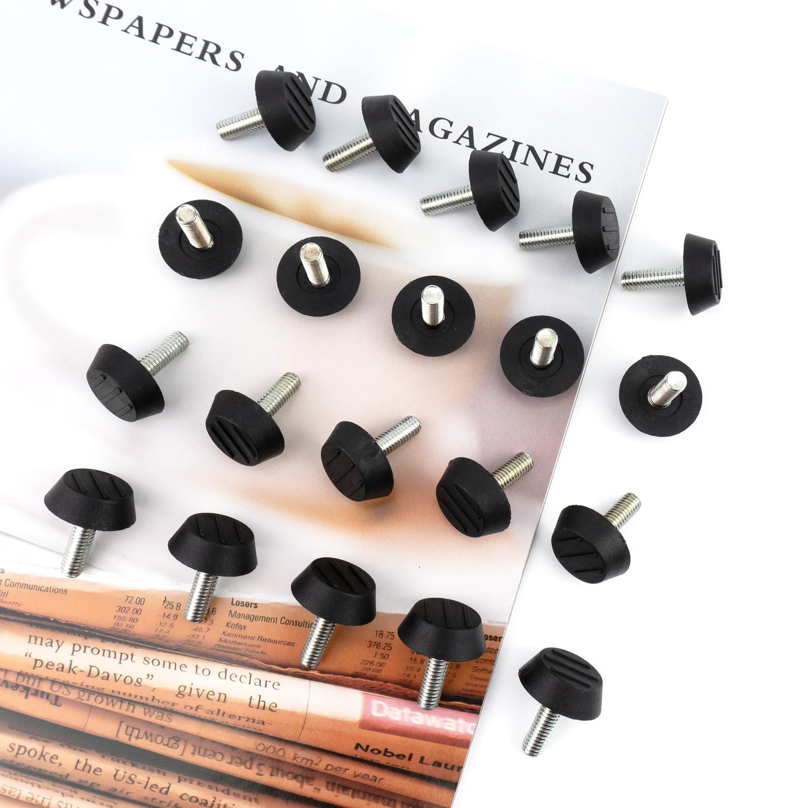 20 PCS M6 Thread Patio Furniture Levelers Adjustable Furniture Feet Screw in ...