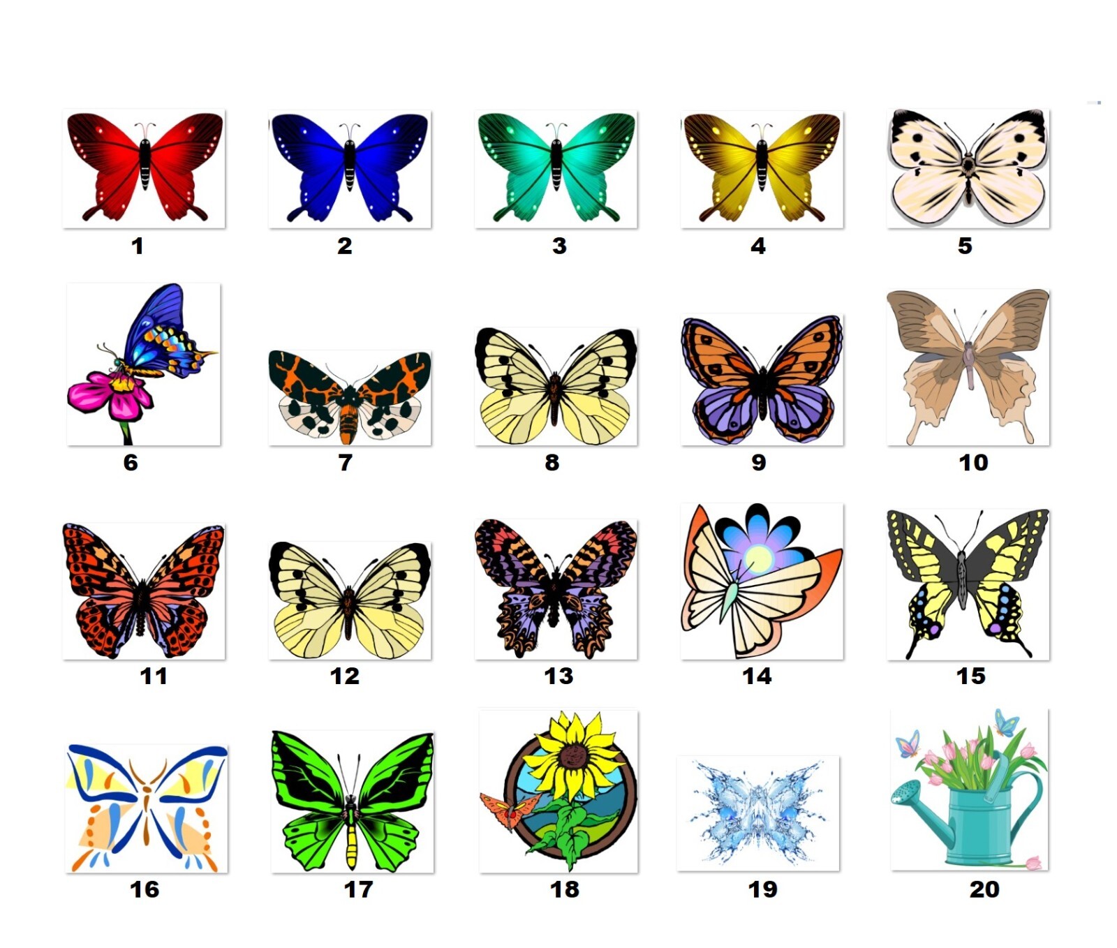 Personalized Address Labels Butterflies (FA 13)