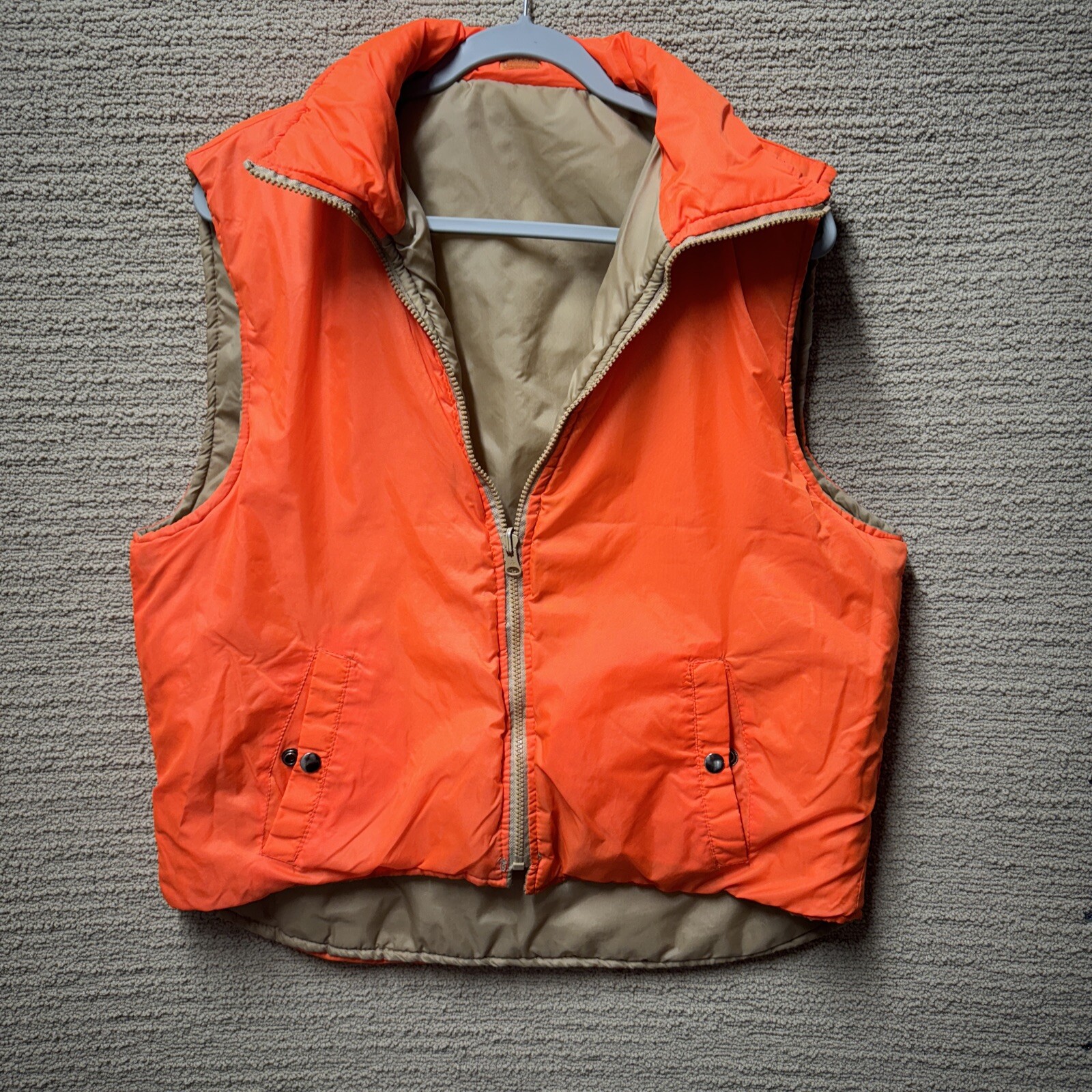 Reversible Puffer Vest Mens M Gorpcore Outdoor Hiking Layer Utility Warm