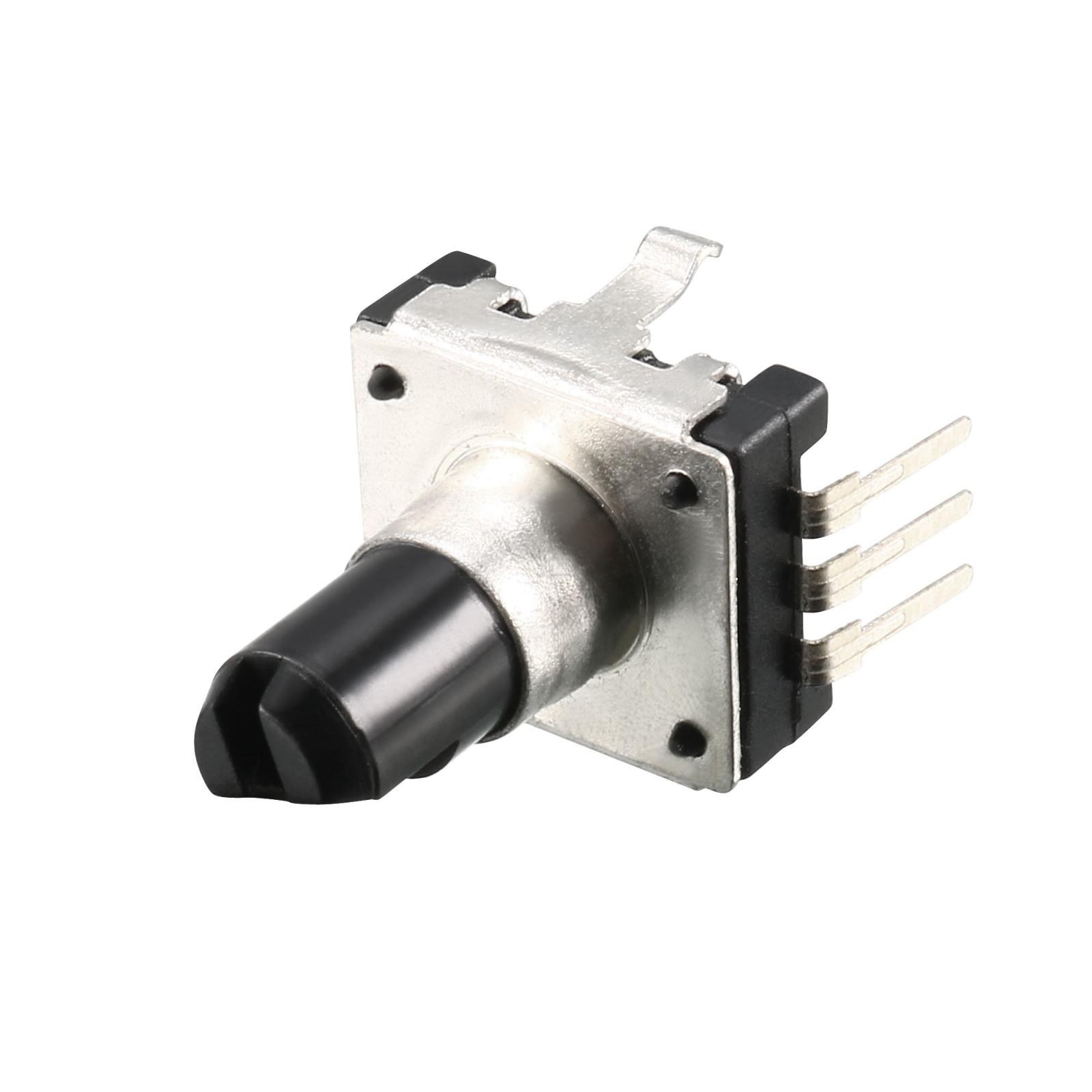 360 Degree Rotary Encoder Code Switch Digital 5 Pins 14.3mm D-Shaft 5pcs