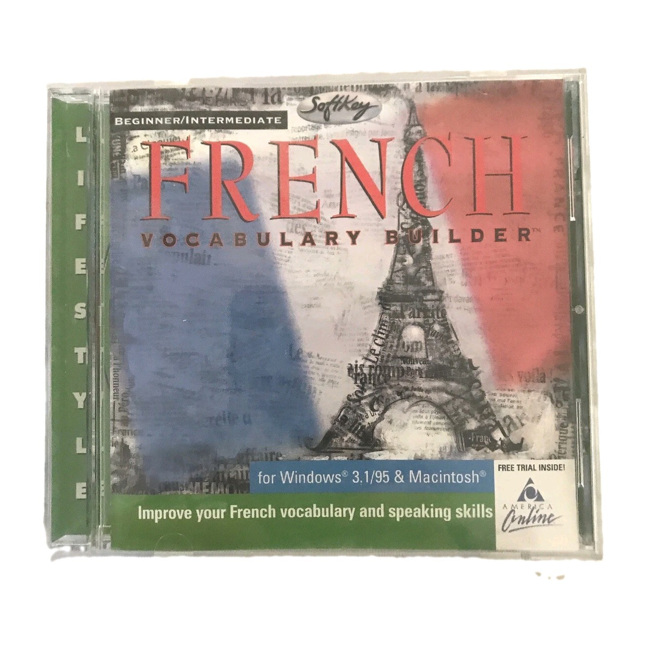 Beginner Intermediate French Vocabulary Builder Windows/Mac CD Rom Homeschool