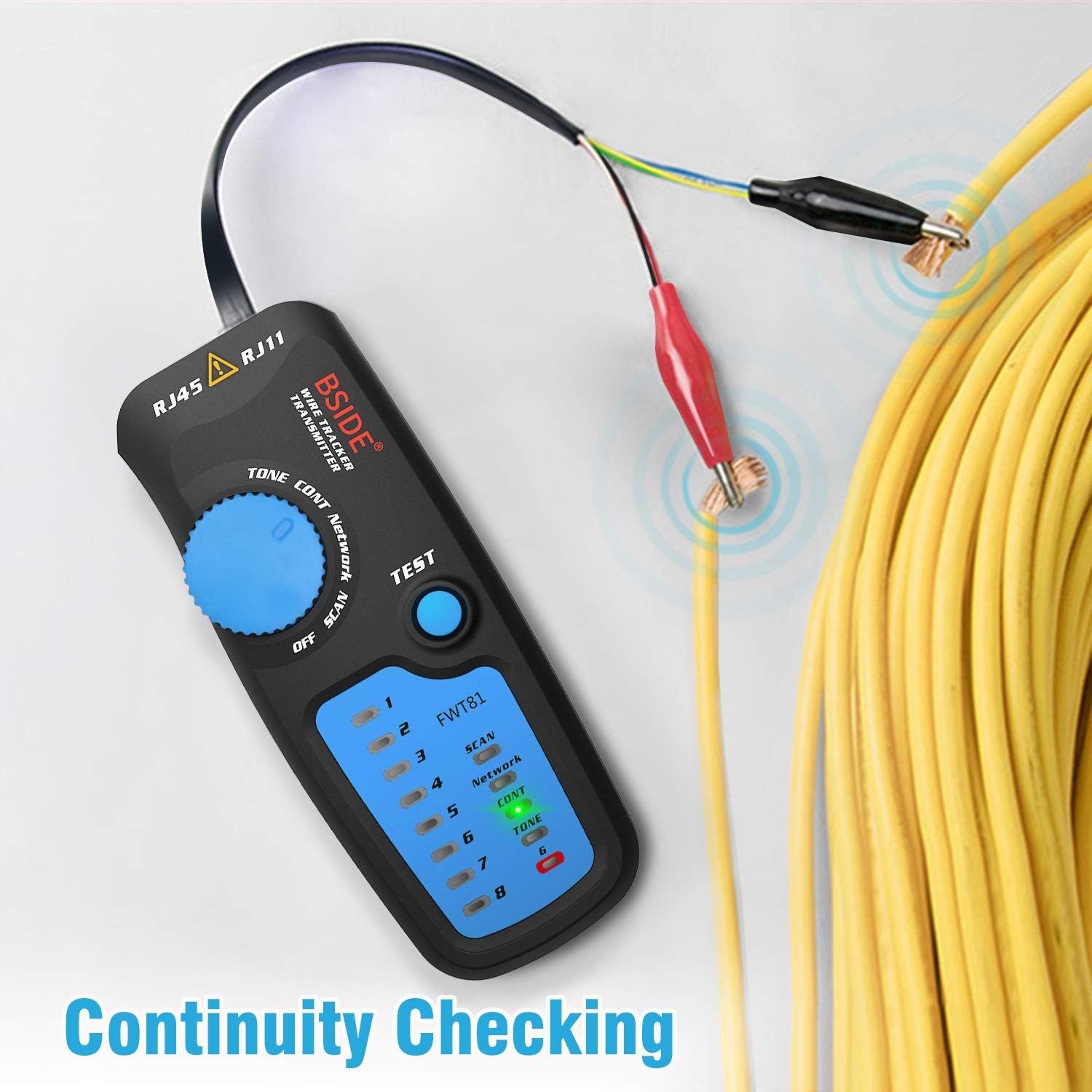 Compact Wire Finder Tool with Super Anti-Interference - Includes Carrying Case