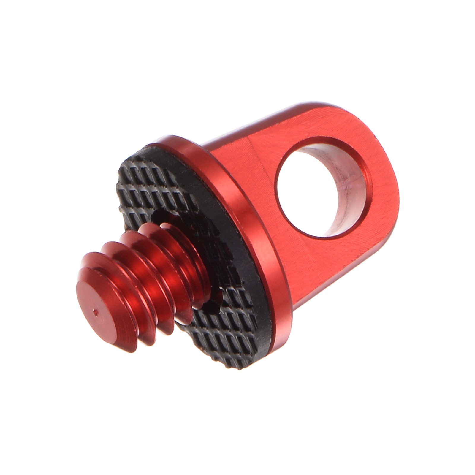 1/4" Camera Neck Strap Screw Holder Quick Install Camera Screws, Red 4pcs
