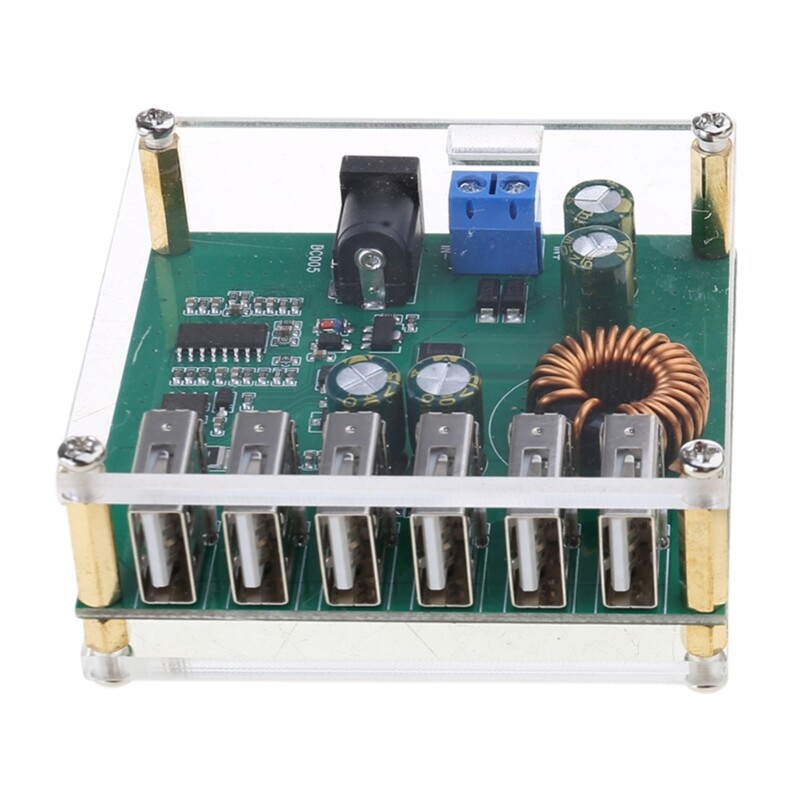 DCBuck Power Voltages Converter Module 6USB Output For Electronics Projects
