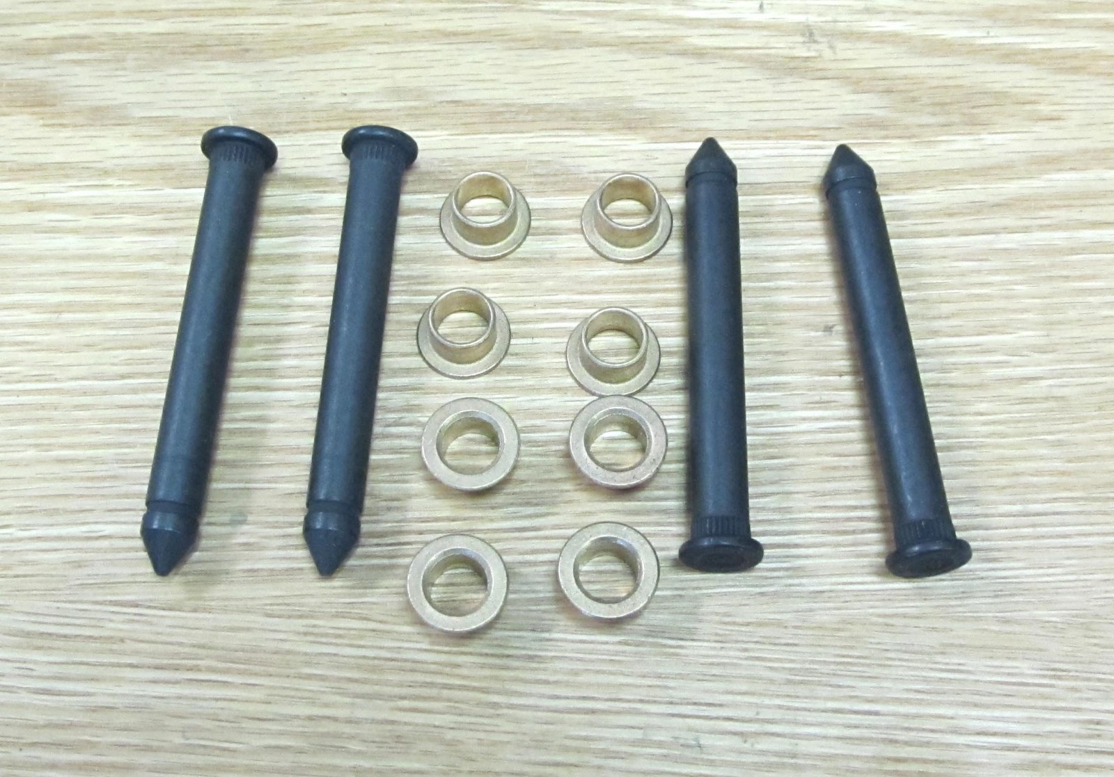 1955 1956 1957 CHEVY DOOR HINGE PINS and  BUSHINGS 12 Piece set ** USA MADE **