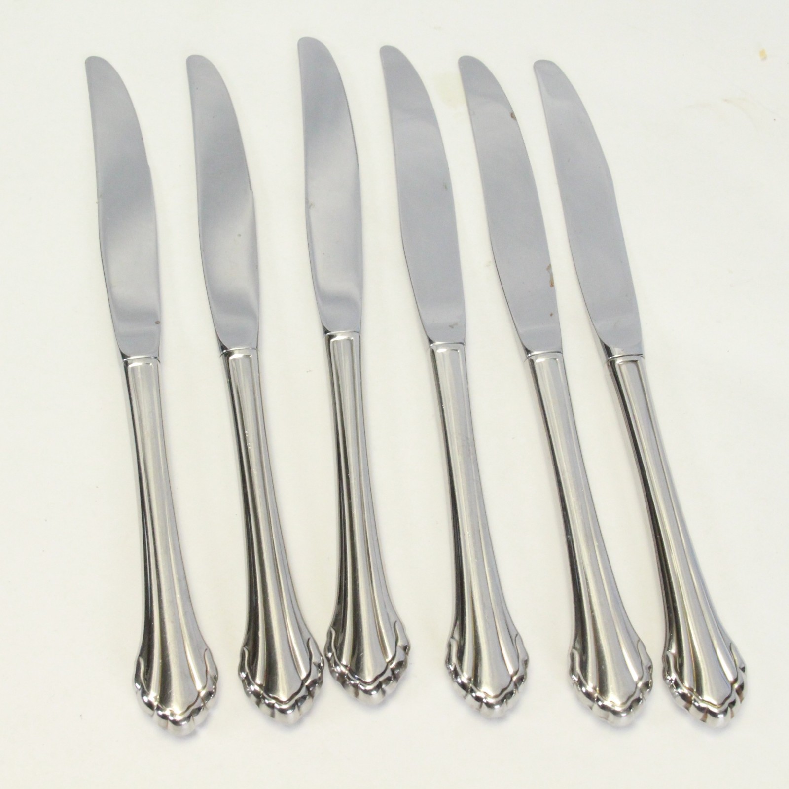 Oneida Clarette Dinner Knives 9" Community Stainless Lot of 6
