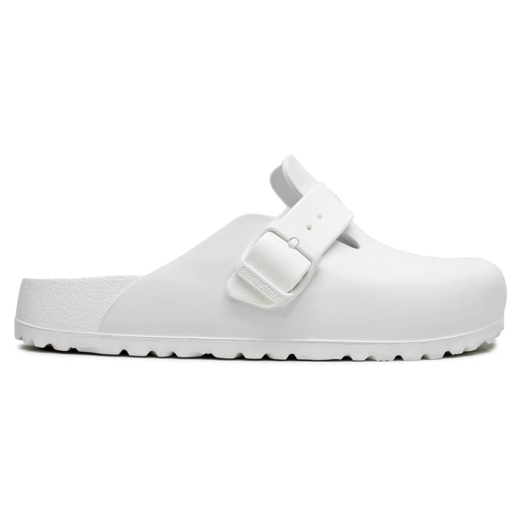Sz 10-10.5 Women/8-8.5 Men Birkenstock Men's Boston EVA in White