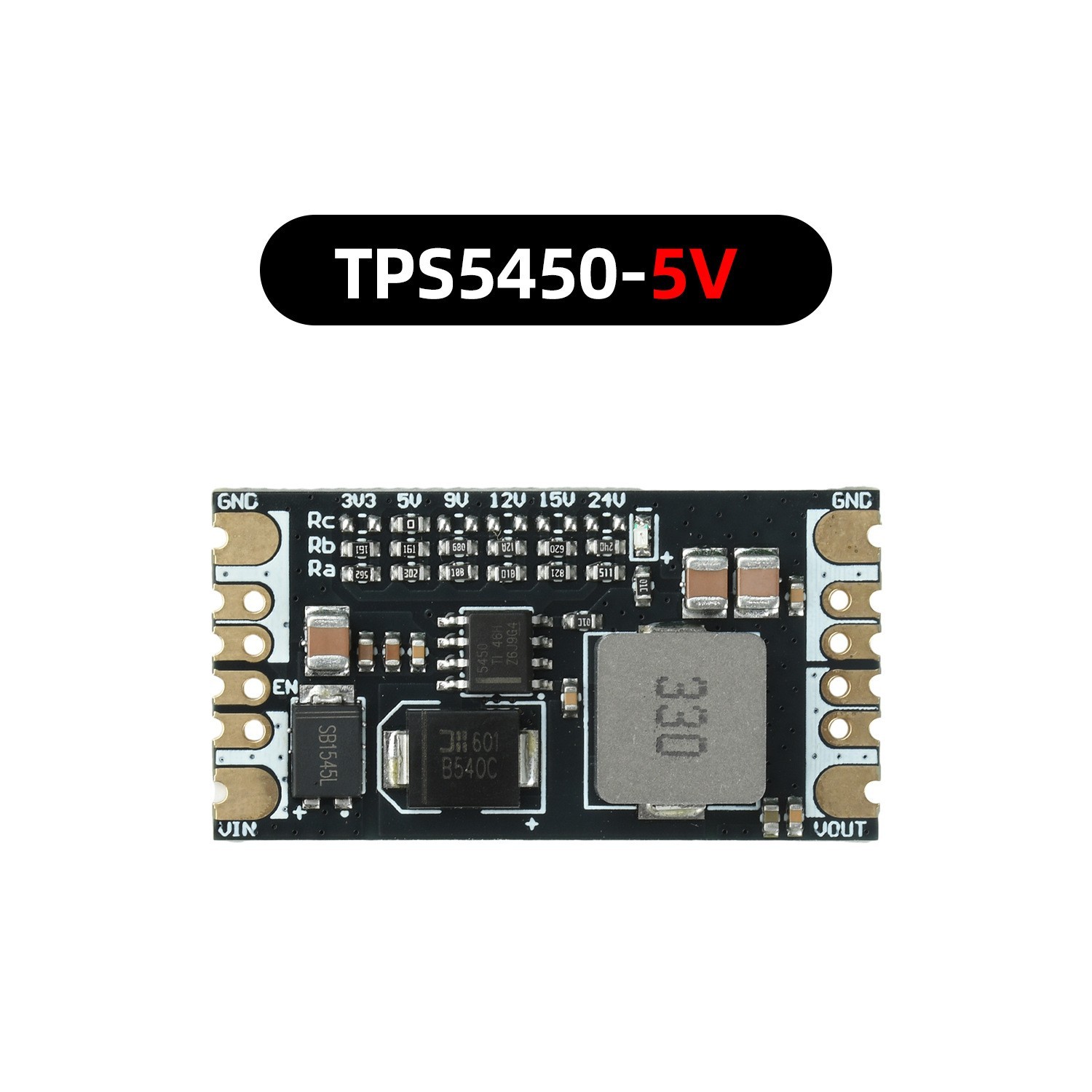 TPS5450 DC DC voltage reduction Converter Module 5V 12V 24V Output 5A Low Ripple