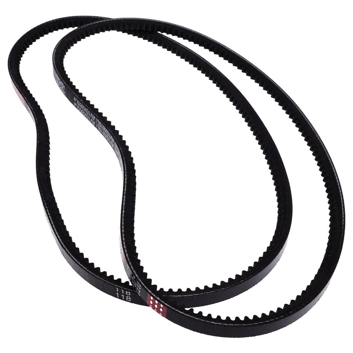 2 Pcs Alternator Belt 6686683 for Bobcat Loader MT52 MT55 MT85
