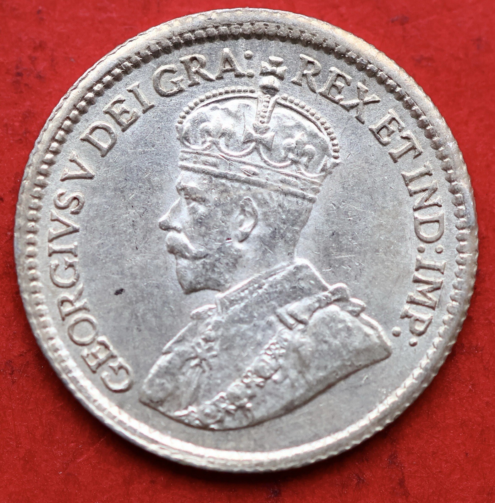 1913 Canada 5 Cents - AU58 - Lot#12289