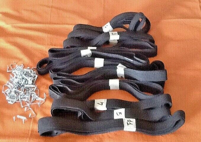 Set of Support straps Le Corbusier CHAISE LOUNGE MADE IN ITALY for PALAZZETTI