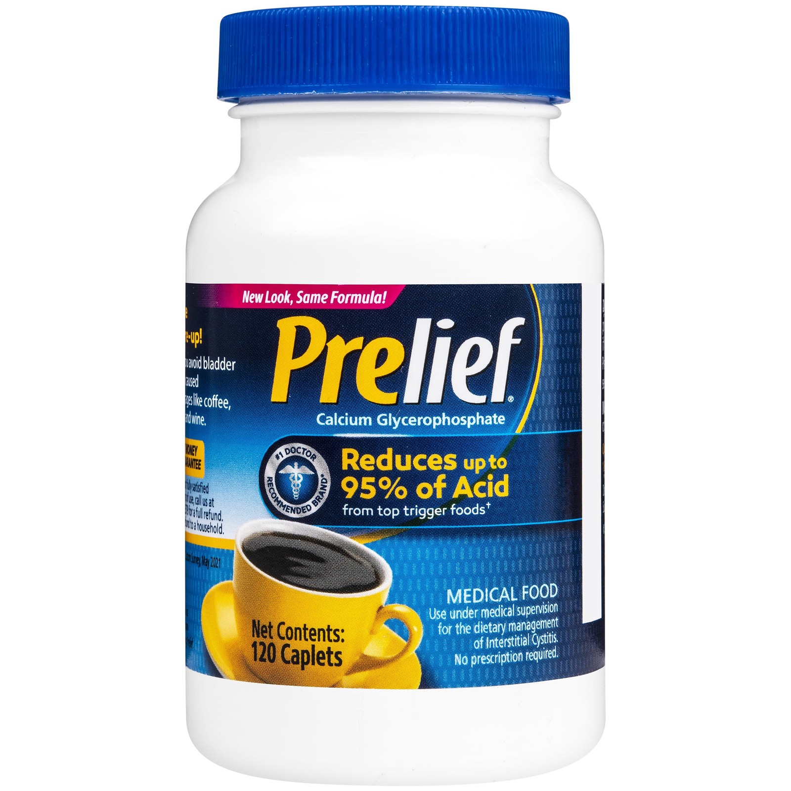 Prelief Acid Reducer Caplets Dietary Supplement, 120 Count