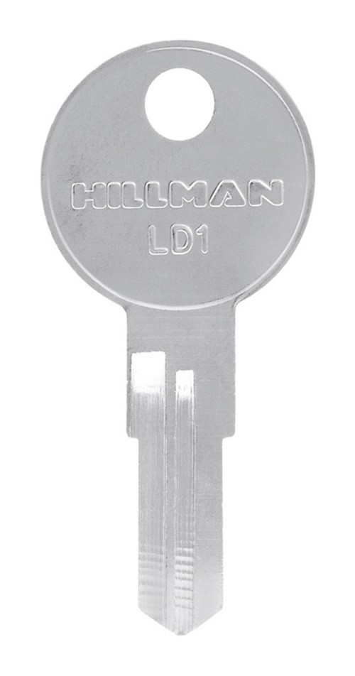 Hillman 86720 Brass Nickel LD-1 Universal Double Sided Blank Key (Pack of 10)