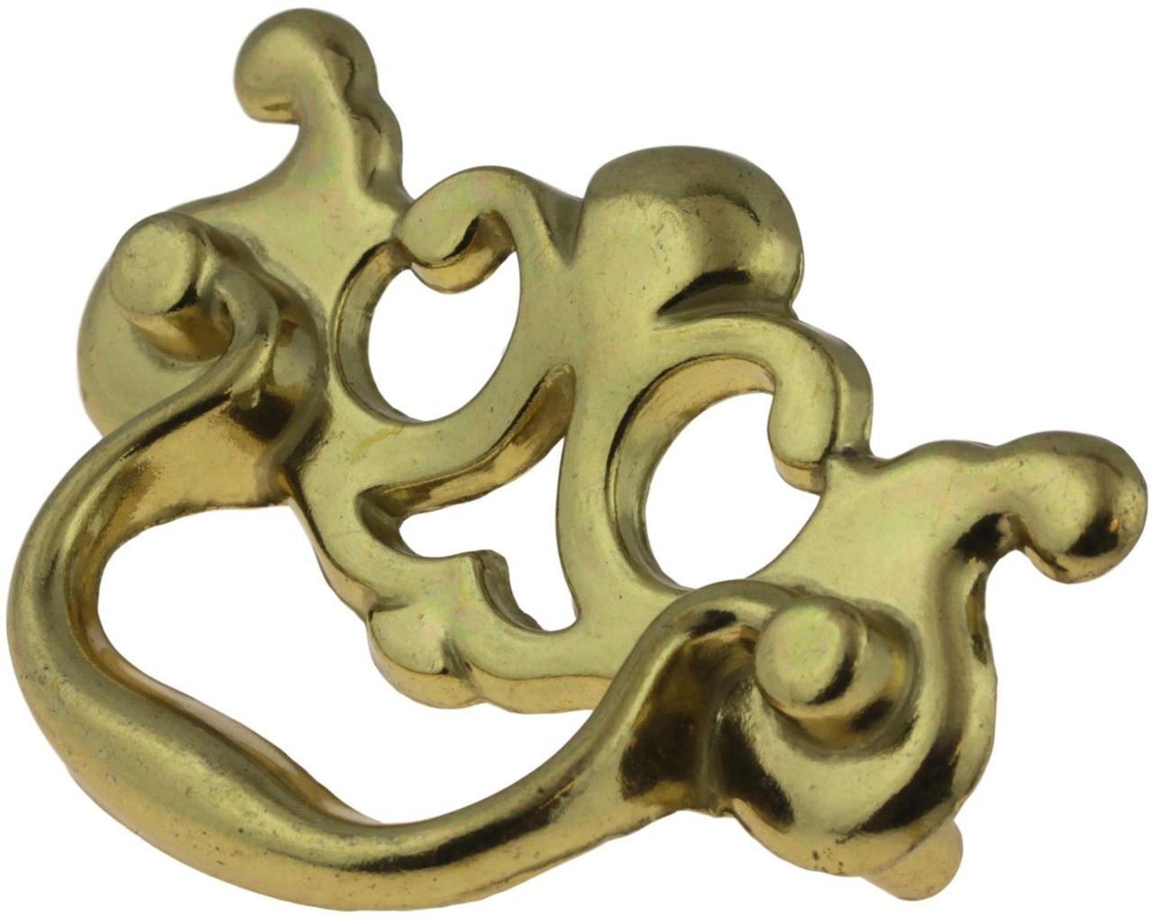 2-1/2" Chippendale Pull Polished Brass