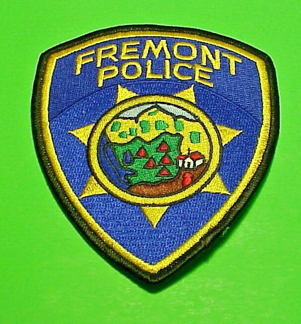 FREMONT  CALIFORNIA  CA  POLICE PATCH  4 7/8"  FREE SHIPPING!!!