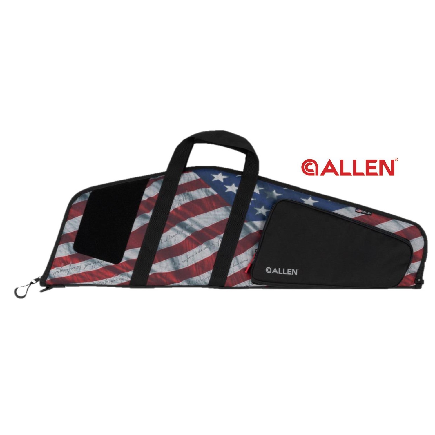 Allen Victory 38" Slant Lockable Tactical Pistol Case, Red / White / Blue #1123