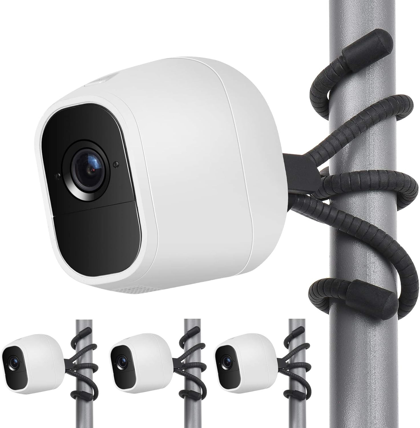 3 Pack Flexible Tripod Compatible with Arlo Pro 4/Pro 2/Pro,Arlo Ultra,Arlo Baby