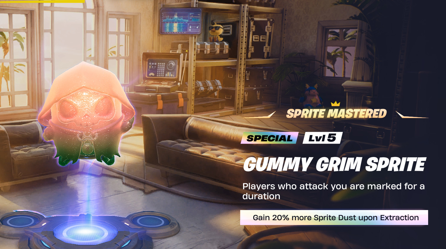 Gummy Grim Sprite I Bot Lobby I Back Bling Ready 0.009% chance to pull