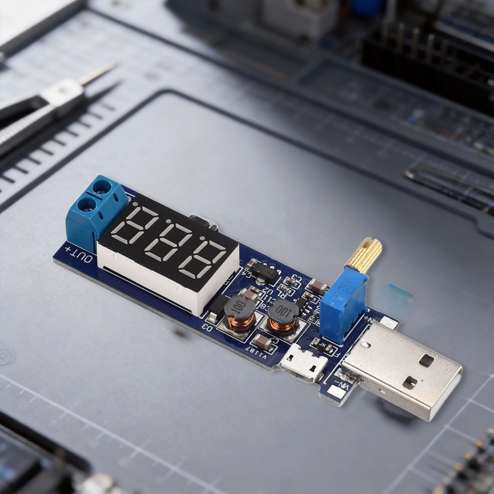 5V USB Boost Power with Precise Adjustable Potentiometer Output