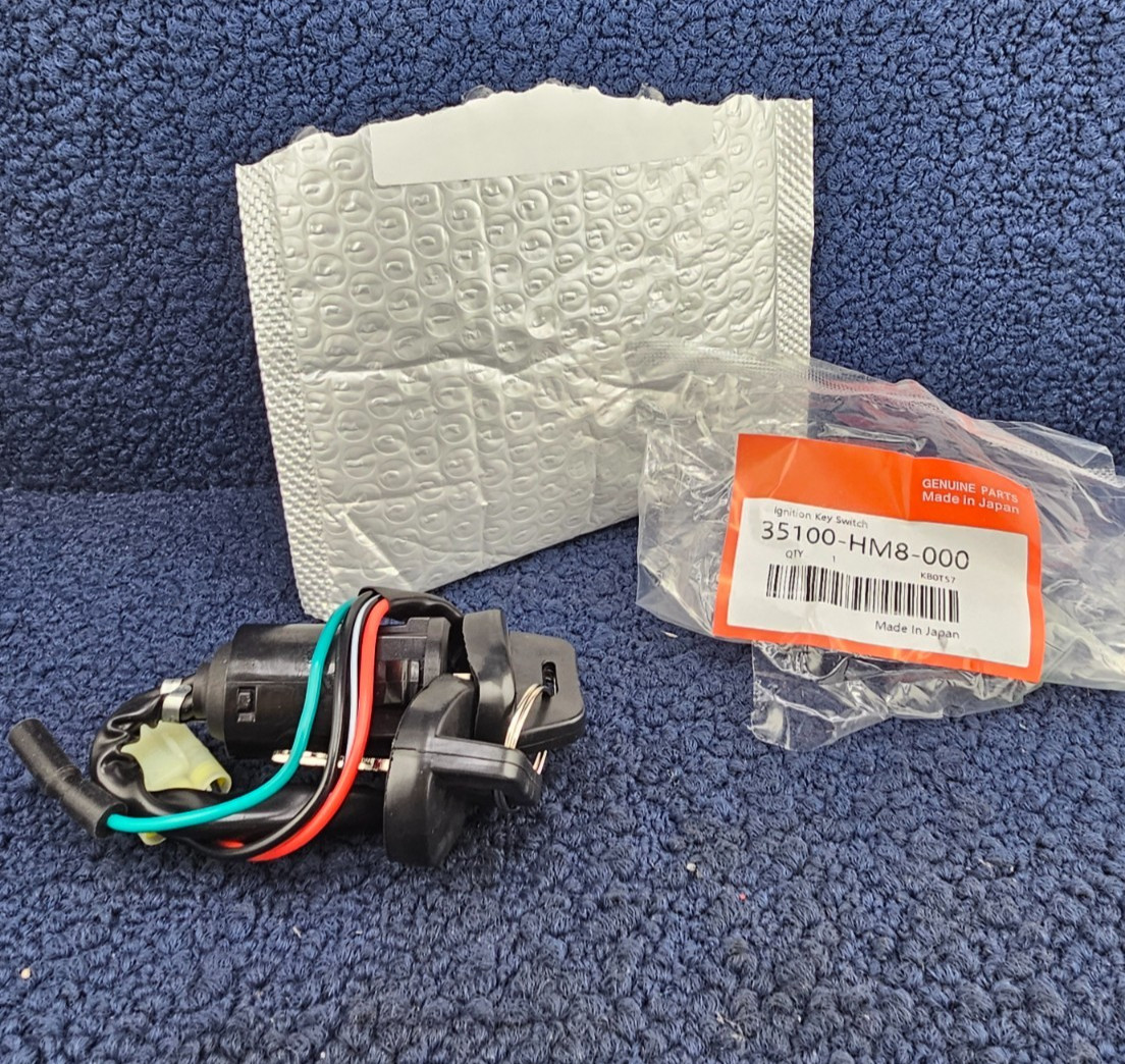 35100-HM8-000: Ignition Key Switch For Honda 250 TRX250 TRX 250 1997 1998 1999