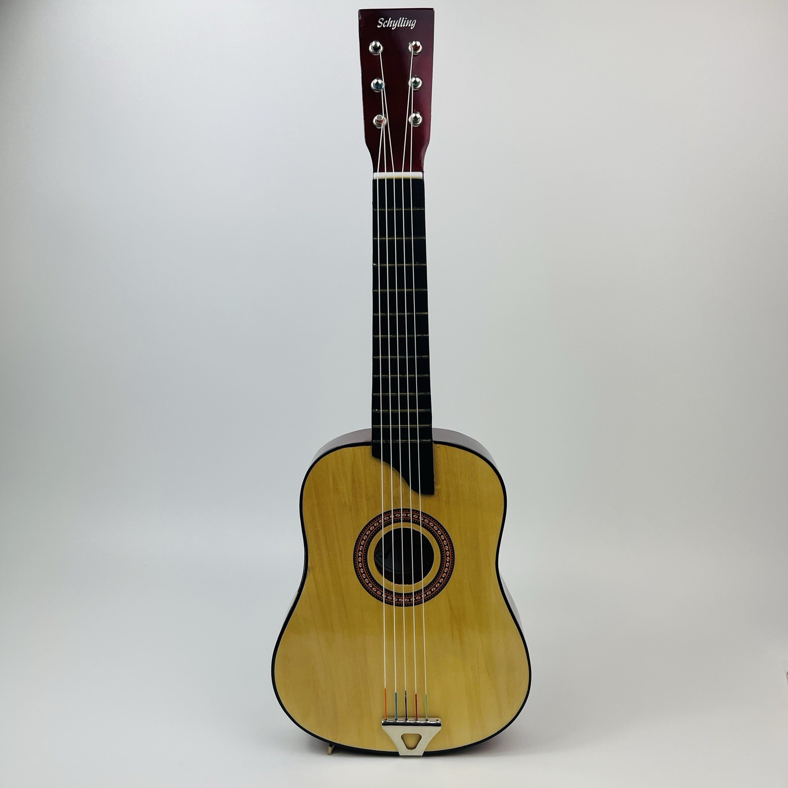 Schylling 6 String Acoustic Guitar Toy Wooden 24.50" Tall Kids Adults