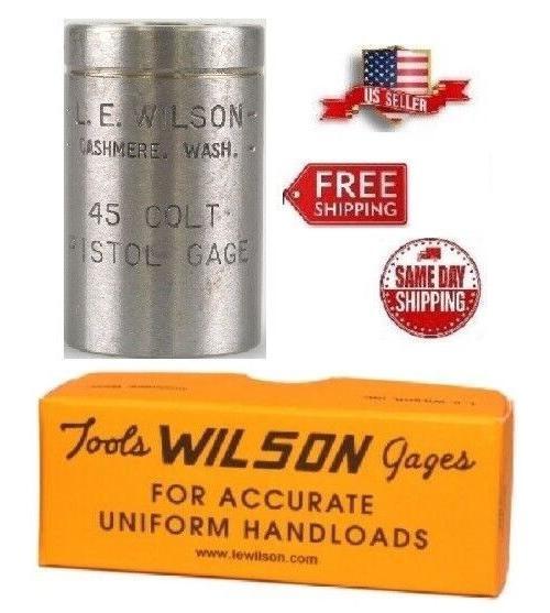 L.E. Wilson Max Cartridge Gauge 45 Colt # PMG-45C  Brand New Free Shipping!
