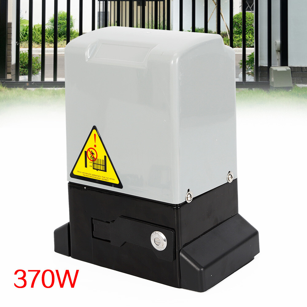 1400LBS Electric Automatic Sliding Gate Opener Door Operator&Remote Control 370W