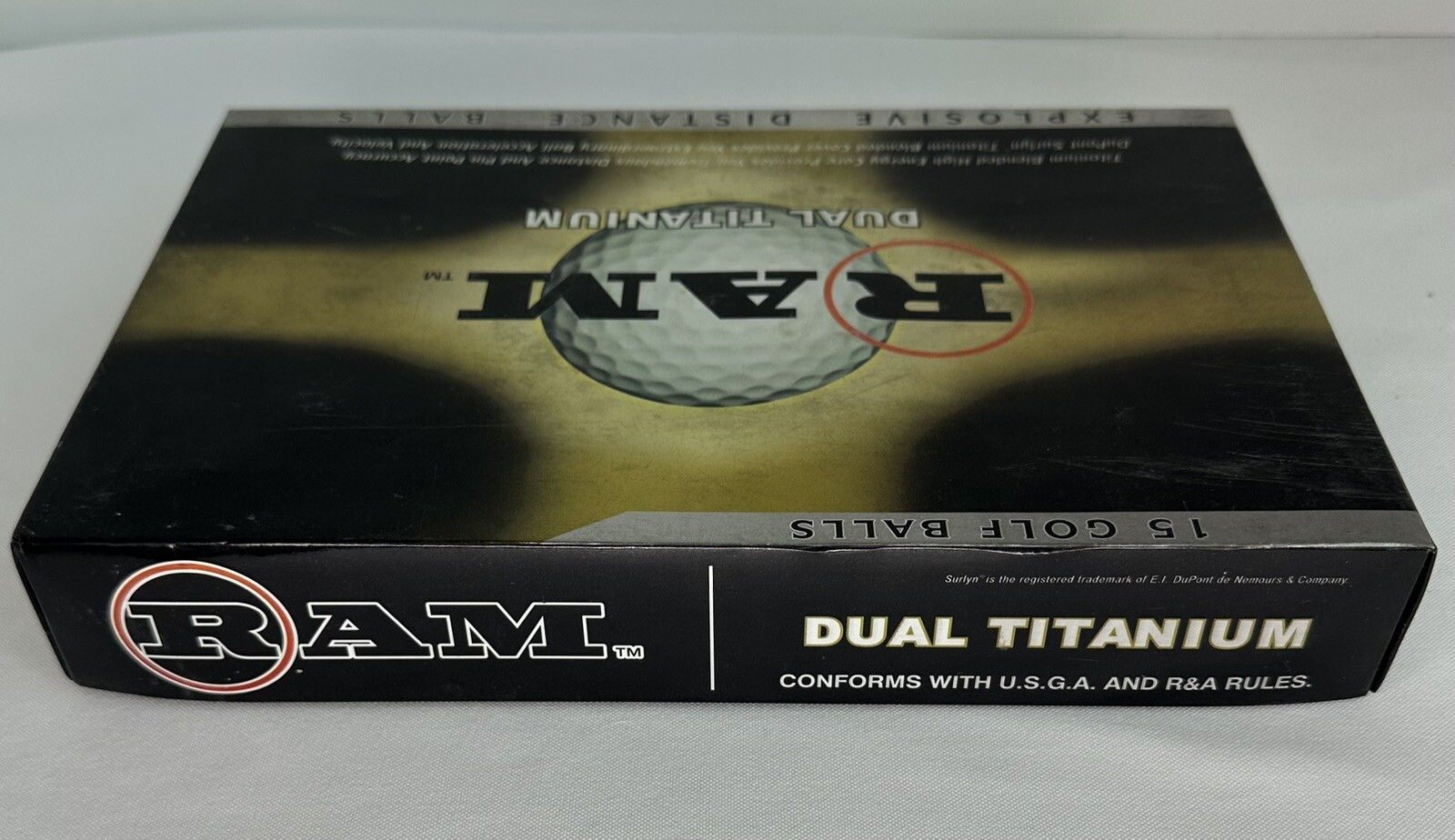 RAM Dual Titanium Explosive Distance Balls 9 Golf Balls