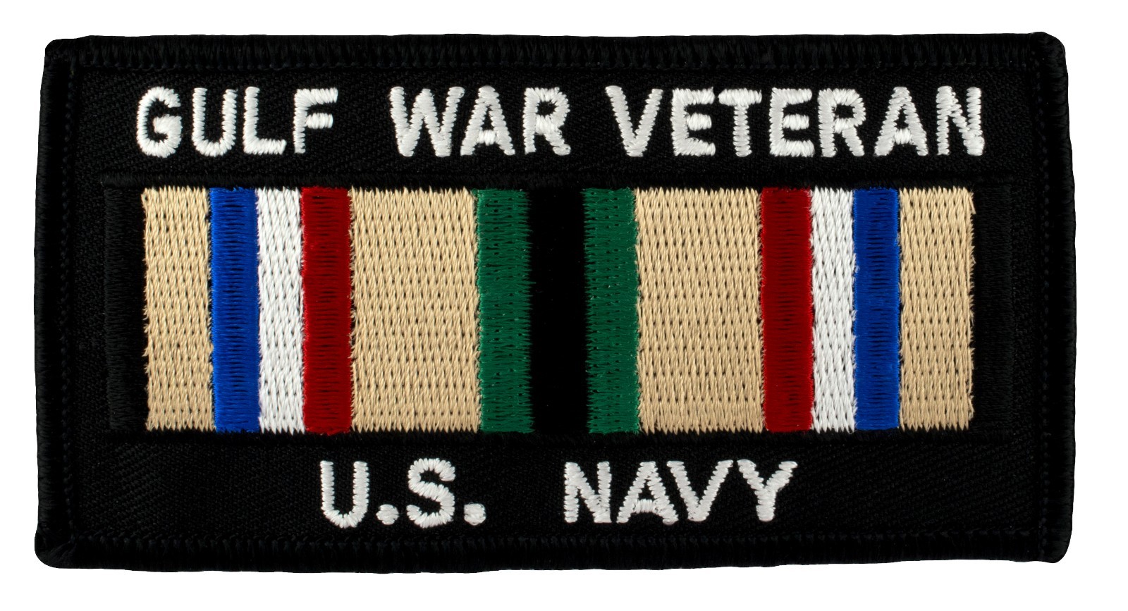 Gulf War Veteran US Navy Patch (164) 4" x 2" Embroidered Patch 47296