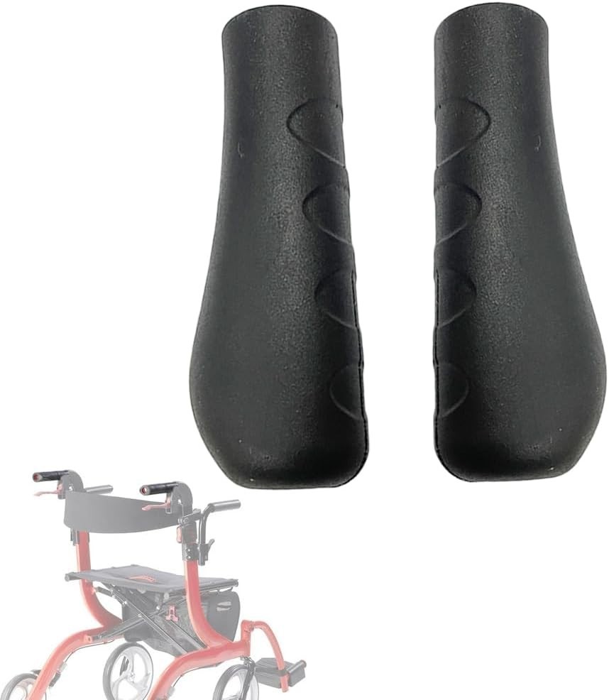 Rollator Hand Grip for Rolling Walker Replacement - 0.78" (20mm), Black-B