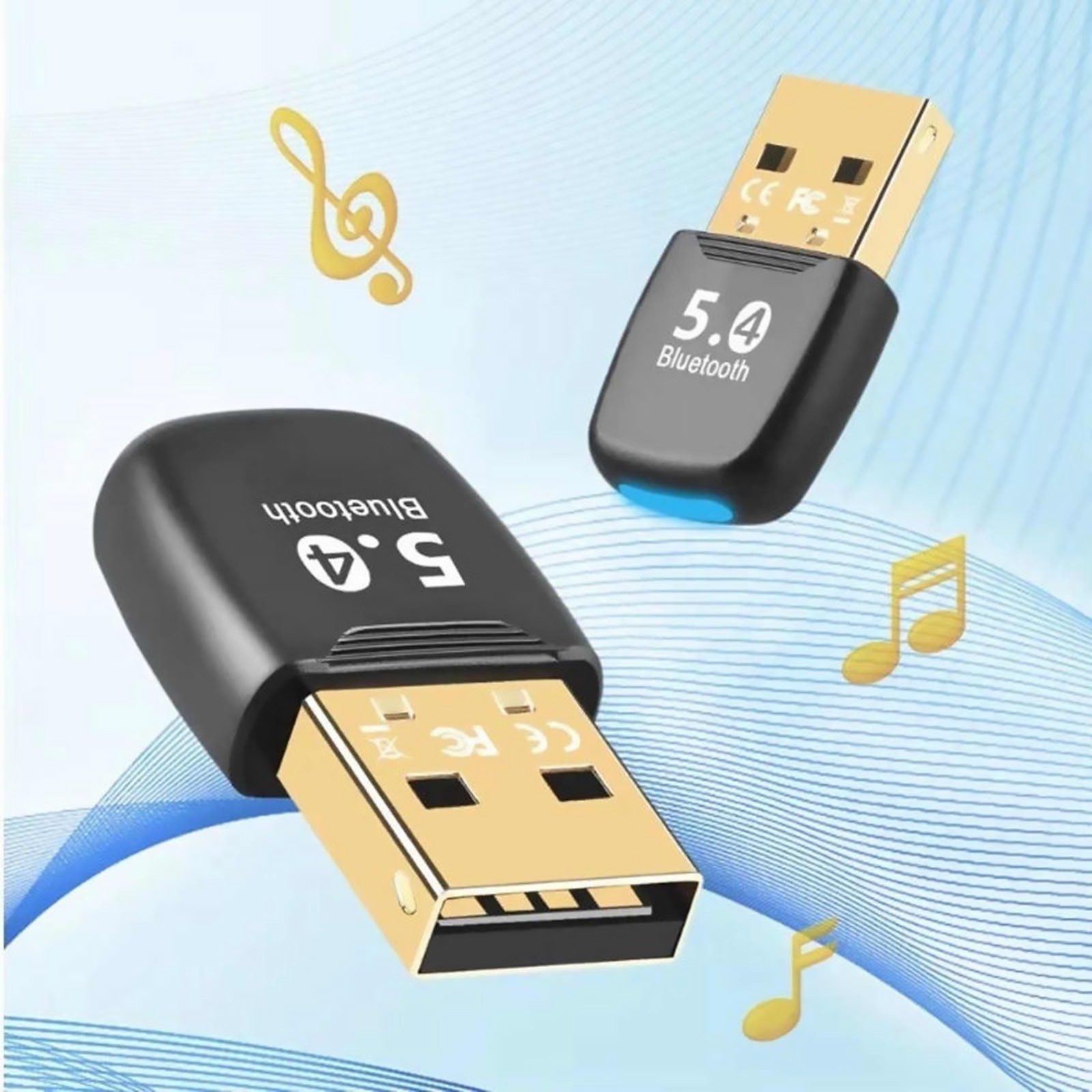 Bluetooth Adapter 5.4 USB for Wireless Operation with Keyboard Mouse PC Game