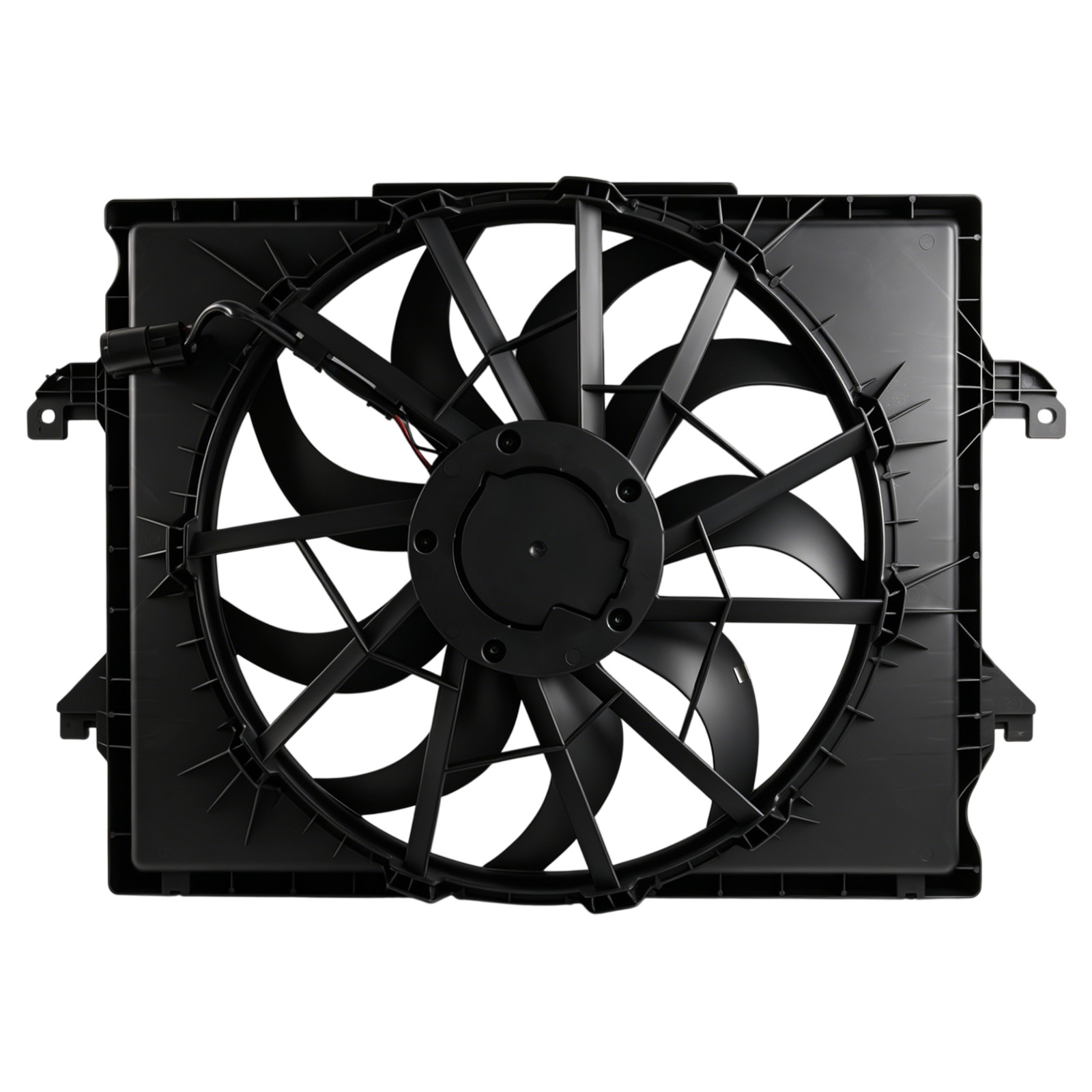 Single Radiator Cooling Fan Assy w/ Shroud for Ram 1500 2019-2023 3.0L 3.6L 5.7L
